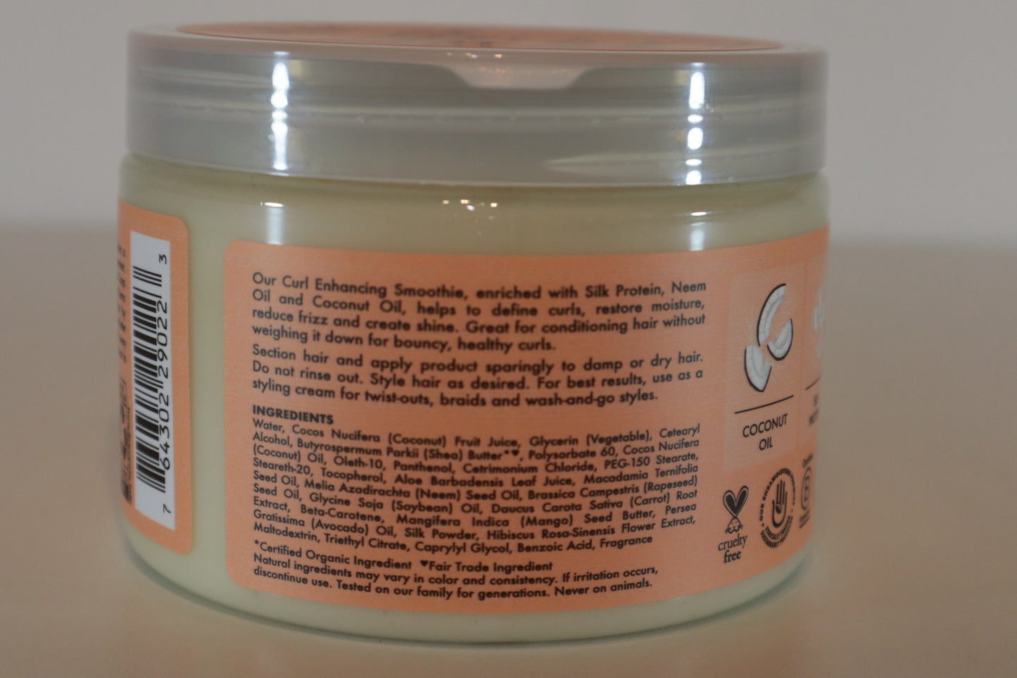 SHEA MOISTURE COCONUT & HIBISCUS CURL ENHANCING SMOOTHIE 12oz