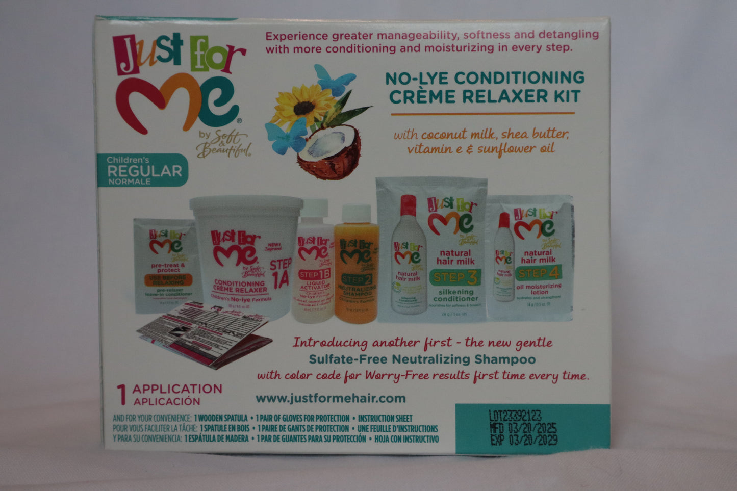 JUST FOR ME RELAXER KIT REGULAR
