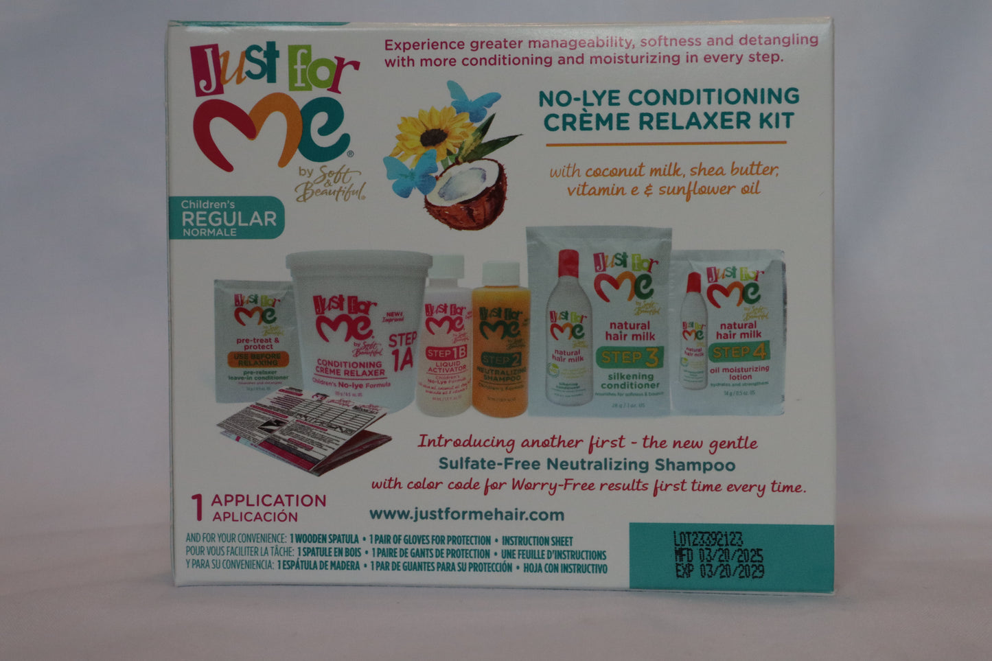 JUST FOR ME RELAXER KIT REGULAR