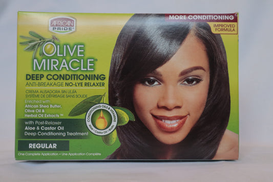 AFRICAN PRIDE OLIVE RELAXER KIT REG