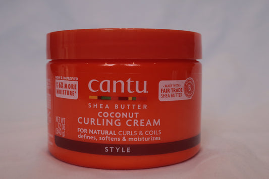 CANTU SHEA BUTTER NAT. COCONUT CURLING CREAM 12oz