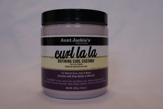 AUNT JACKIE'S CURL LA LA DEFINING CUSTARD 15oz