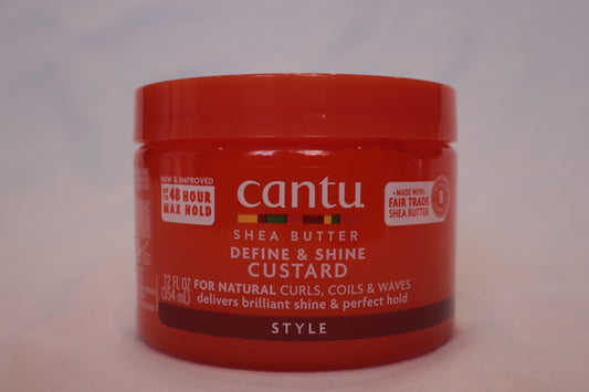 CANTU NAT. DEFINE & SHINE CUSTARD 12oz