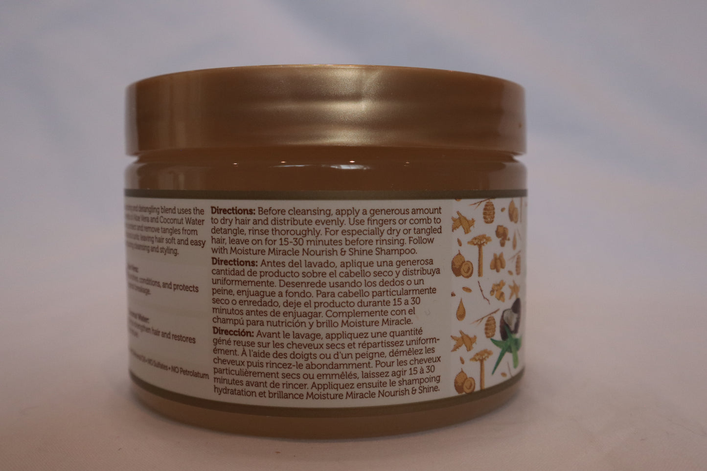 AFRICAN PRIDE M/MIRACLE ALOE & COCO PRE SHAMPOO 12oz