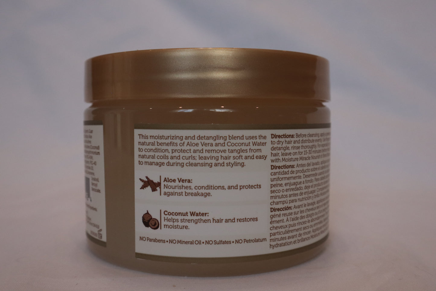 AFRICAN PRIDE M/MIRACLE ALOE & COCO PRE SHAMPOO 12oz