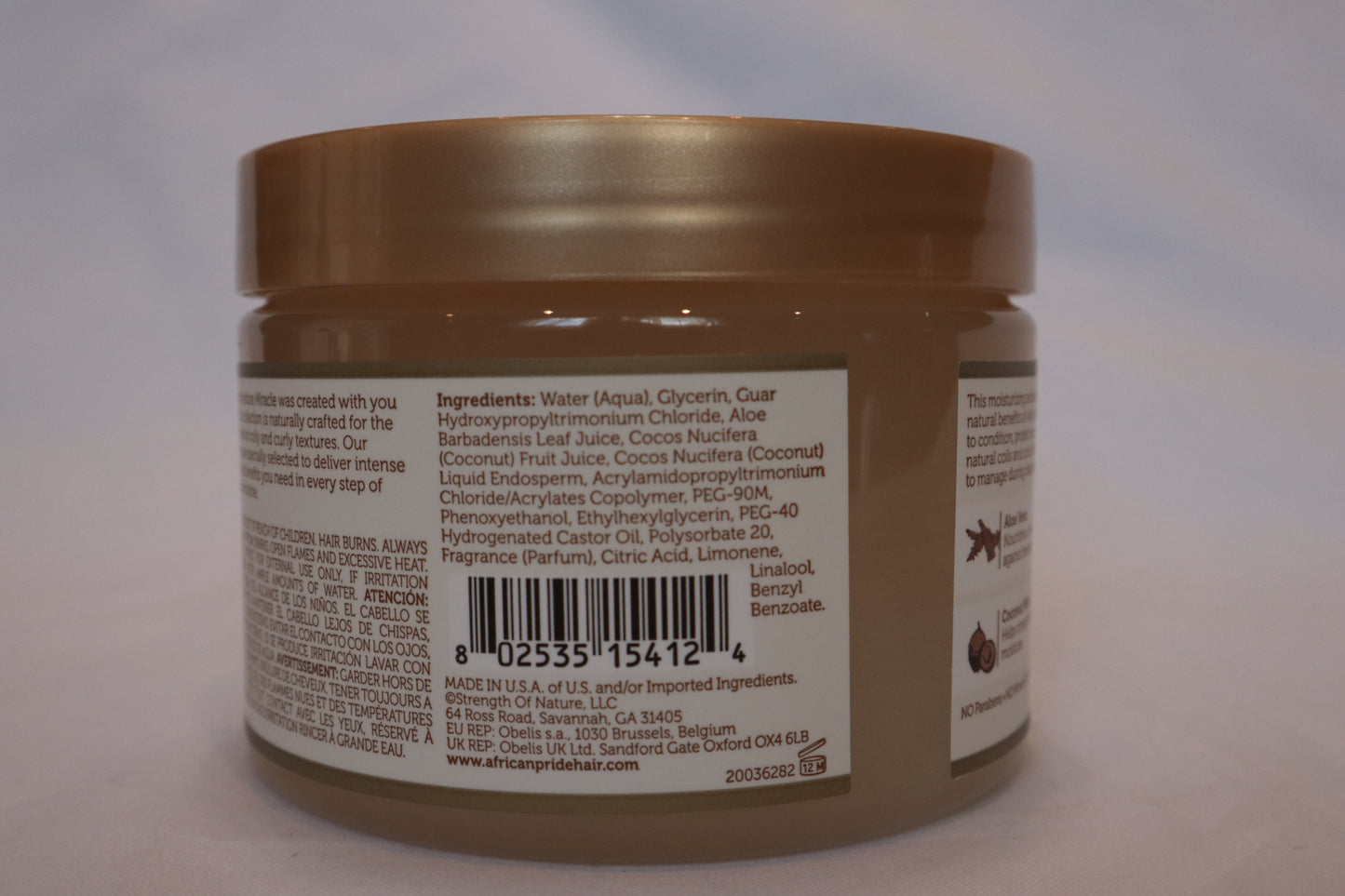 AFRICAN PRIDE M/MIRACLE ALOE & COCO PRE SHAMPOO 12oz