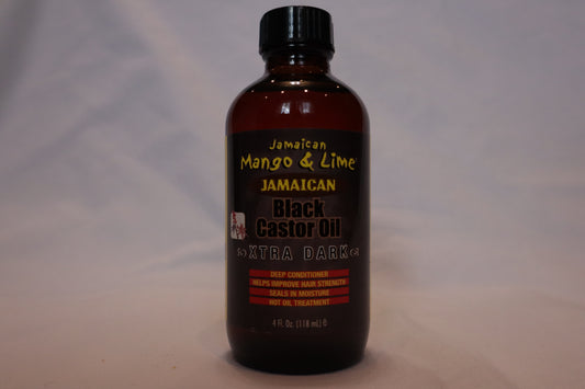 Jamaican Mango & Lime Black Castor Oil - Extra Dark 4oz
