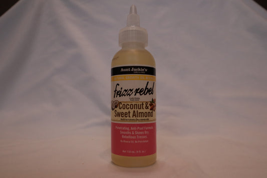 AUNT JACKIE'S NAT GROWTH OIL FRIZZ REBEL COCONUT & ALMOND OIL 118ml