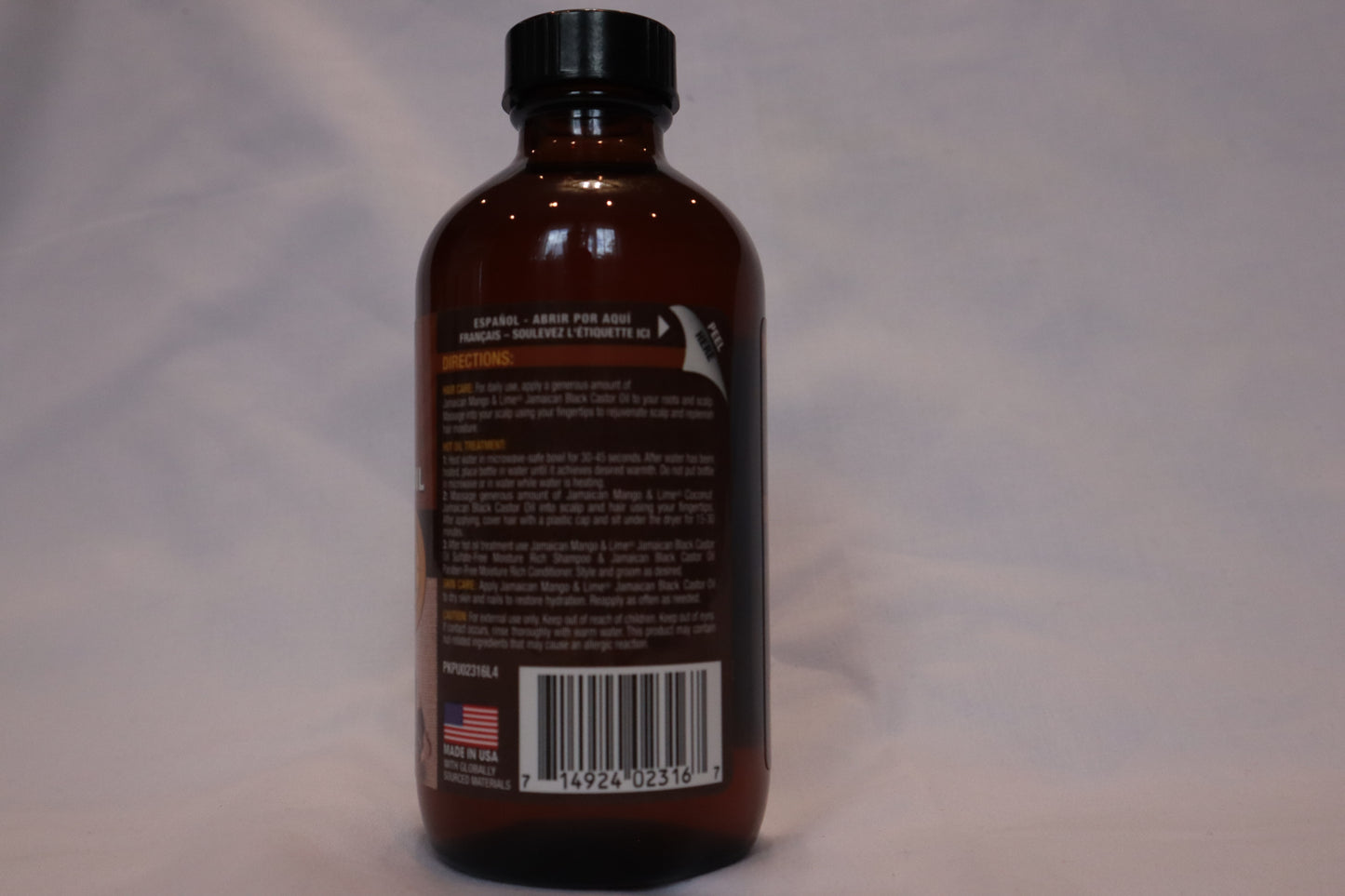 SUNNY ISLE JAMAICAN BLACK CASTOR OIL REGULAR 6oz