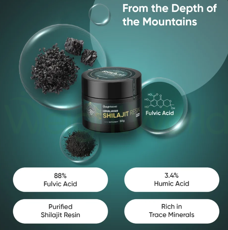 Himalayan Pure Shilajit Resin 50g bottle | For Stamina & Vitality