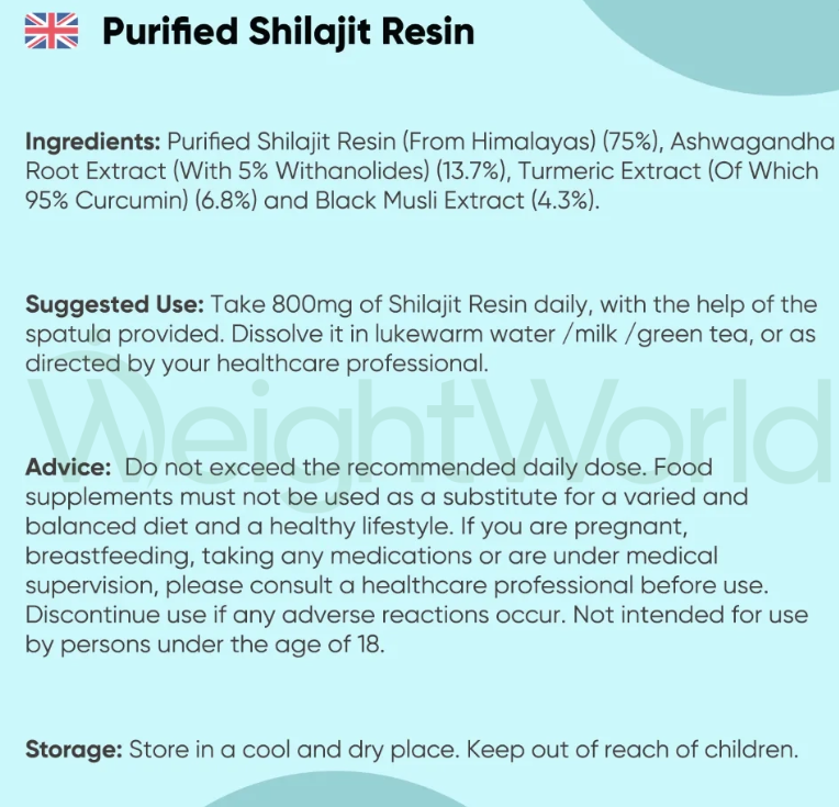 Himalayan Pure Shilajit Resin 50g bottle | For Stamina & Vitality