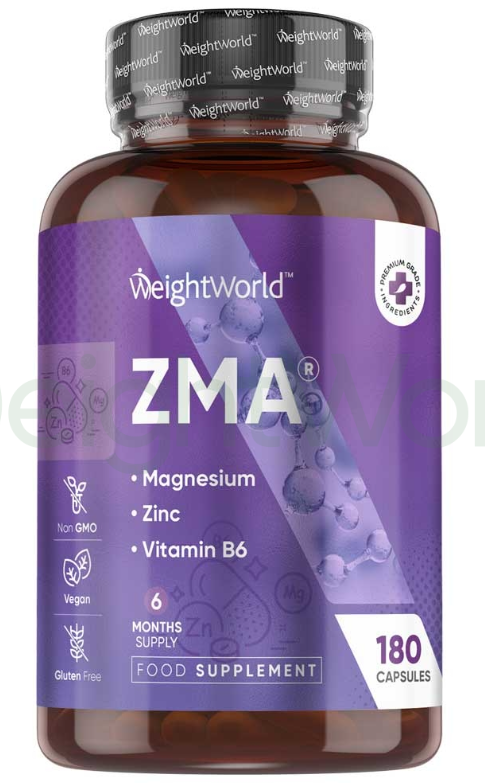 ZMA Capsules 180 Capsules | For Energy, Muscle Recovery & Sleep