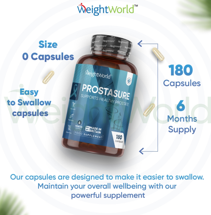Prostasure Capsules 180 Capsules | 6 Months of Prostasure Supply