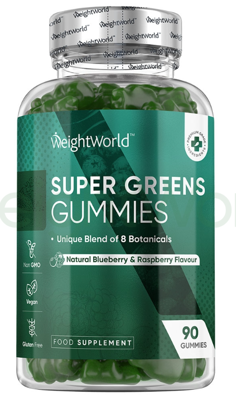Super Greens Gummies 90 Gummies | For Overall Well-Being