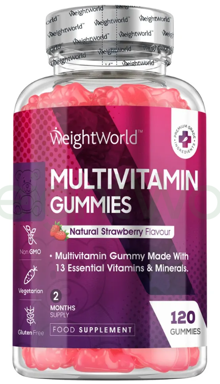 Adult Multivitamin Gummies 120 Gummies | For Optimal Overall Well-being