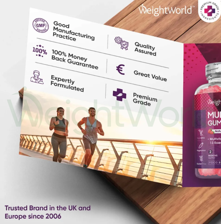 Adult Multivitamin Gummies 120 Gummies | For Optimal Overall Well-being
