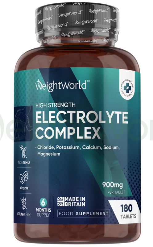 Electrolyte Complex Tablets 930mg 180 Tablets | Electrolyte Support For Overall Well-Being