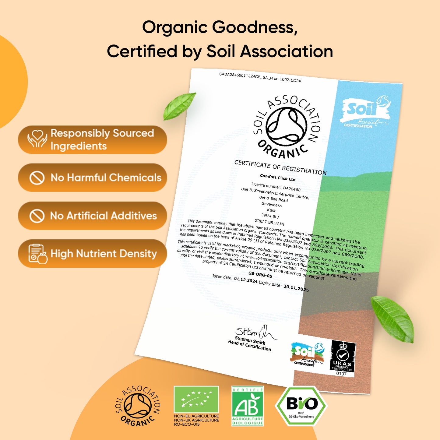 Organic Turmeric with Organic Black pepper and Organic Ginger 505mg 365 Capsules