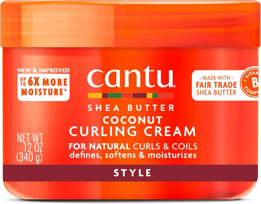 CANTU SHEA BUTTER NAT. COCONUT CURLING CREAM 12oz