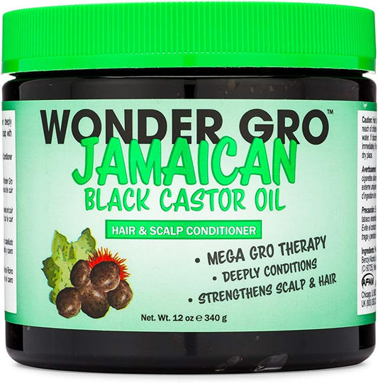 Wonder Gro Jamaican Black Castor Oil Hair & Scalp Conditioner 12oz
