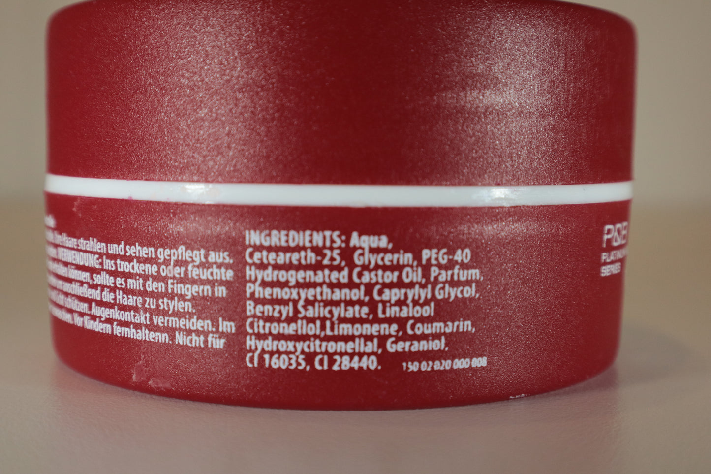 REDONE AQUA HAIR WAX CONTROL - RED COBRA 150ML
