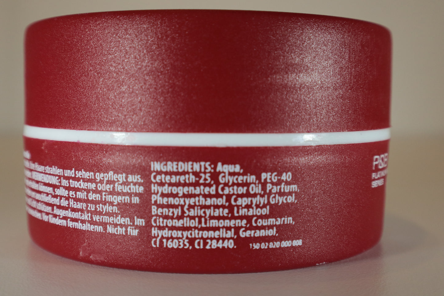 REDONE AQUA HAIR WAX CONTROL - RED COBRA 150ML