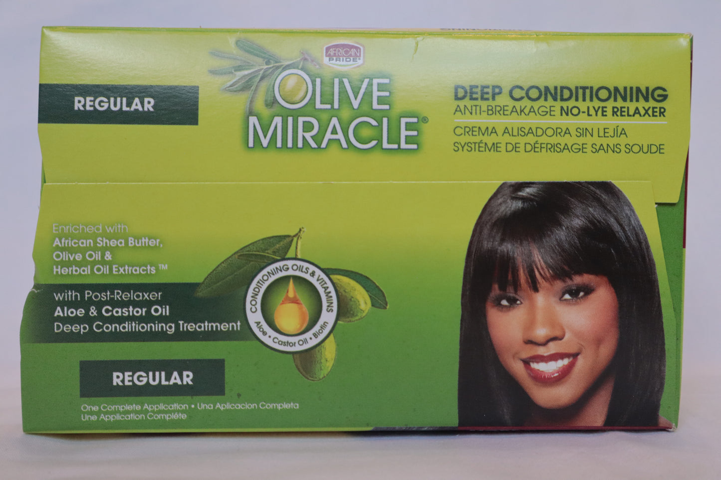 AFRICAN PRIDE OLIVE RELAXER KIT REG
