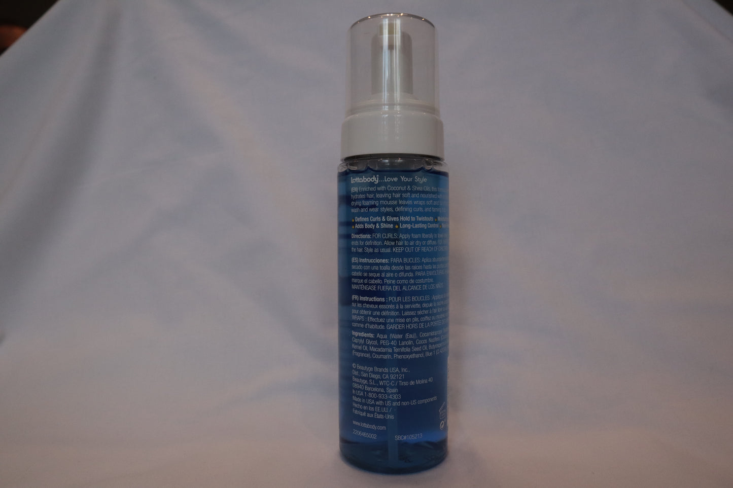 LOTTABODY C&S WRAP ME FOAMING MOUSSE 7oz