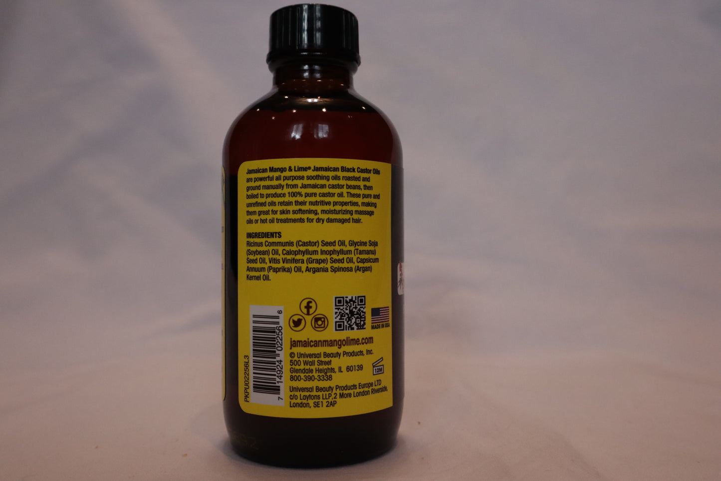 JAMAICAN MANGO & LIME BLACK CASTOR OIL ORIGINAL 8oz