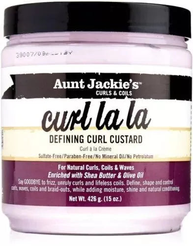 AUNT JACKIE'S CURL LA LA DEFINING CUSTARD 15oz